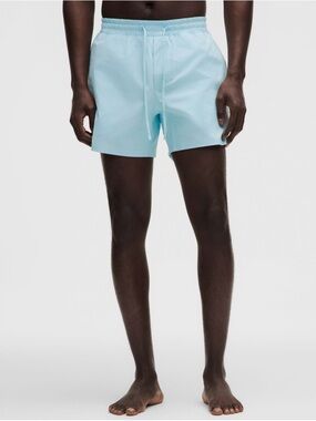 Lululemon Light Blue Men's 5 Inch Swim Trunks NWT